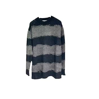 Autumn Winter Women's Stripes Knit Sweater Ladies Casual